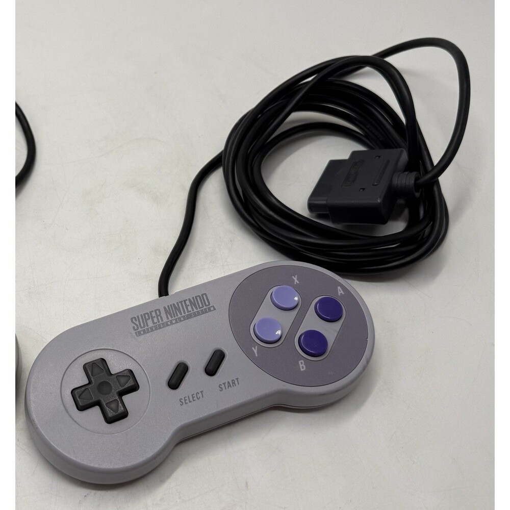 Nintendo Super NES Wired Gamepad SNES Controller SNS-005 Purple Hued